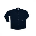 Camisa de gabardina de manga larga