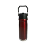 Botella con asa tipo farol de acero doble pared 650 ml