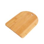 Tabla de bambú en arco con agujero para colgar de 32x22 cm