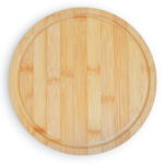 Tabla de bambú redonda de 25 cm