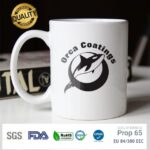 Tazas de Cerámica Blancas Calidad AAA Marca Orca
