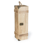 Cofre para botella de vino en madera Premium