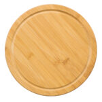Tabla de bambú redonda premium de 25 cm