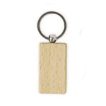 Llavero madera rectangular