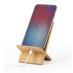 Soporte para celular de bambú